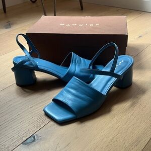 Maguire Olivia Block Heel Sky